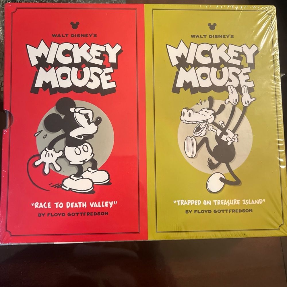 collector's set Walt Disney's Mickey Mouse comics by Floyd Gottfredson Vol 1 & 2